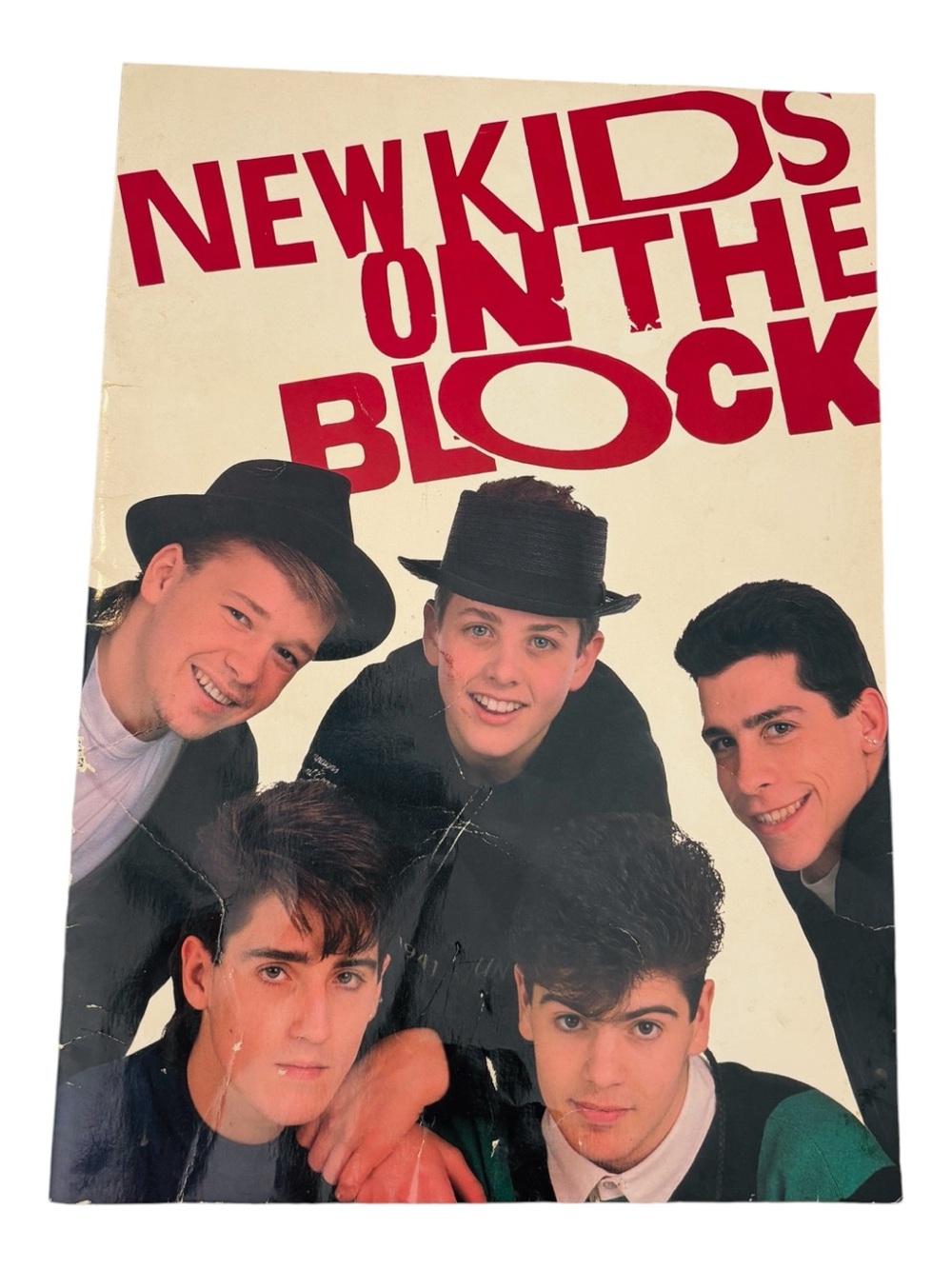 New Kids on the Block 1989 Hangin Tough Tour Program NKOTB Concert Photo Book
